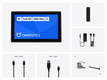 15 Inch Touchscreen Metal (High Brightness)