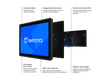 15 Inch Touchscreen Metal (High Brightness)