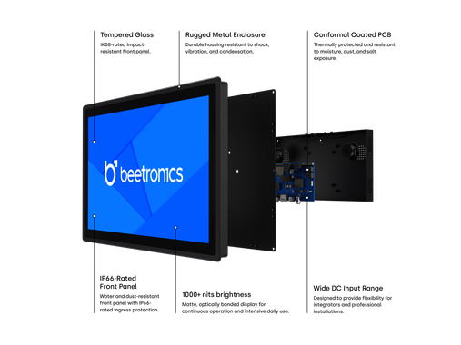 22 Inch Touchscreen Metal (High Brightness)
