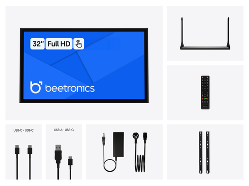 32 Inch Touchscreen Metal