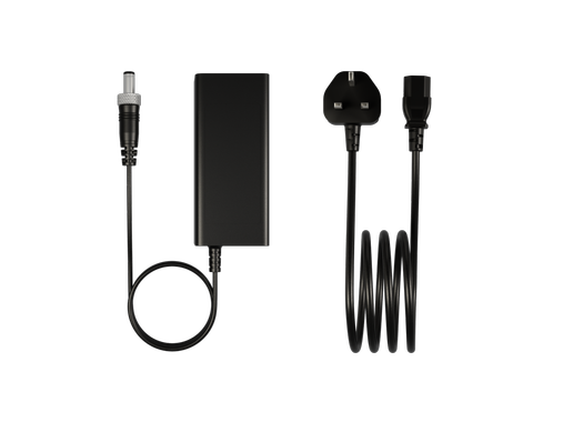 24V External Power Adapter With Lock, UK Plug