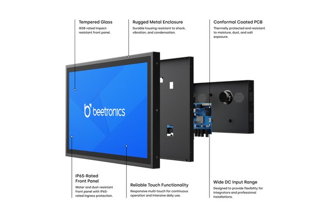 19 Inch Touchscreen Metal