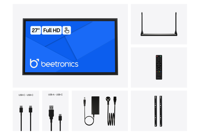 27 Inch Touchscreen Metal