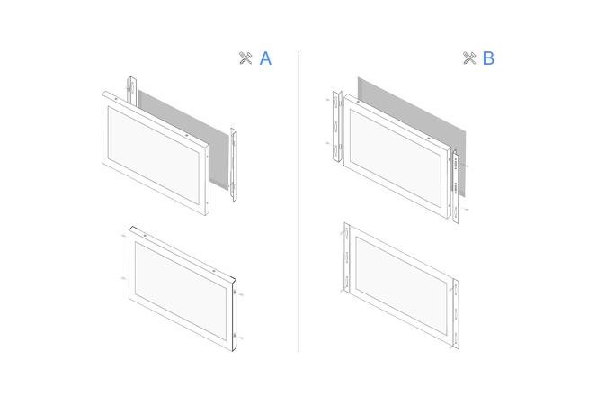 10 Inch Monitor Metal (4:3)