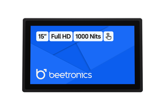 15 Inch Touchscreen Metal (High Brightness)
