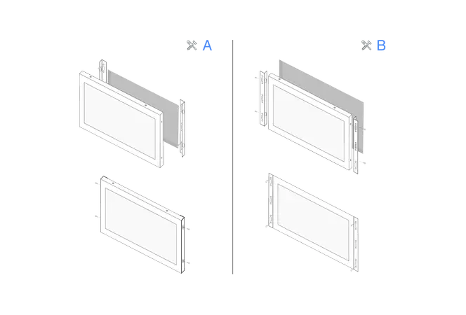 32 Inch Monitor Metal